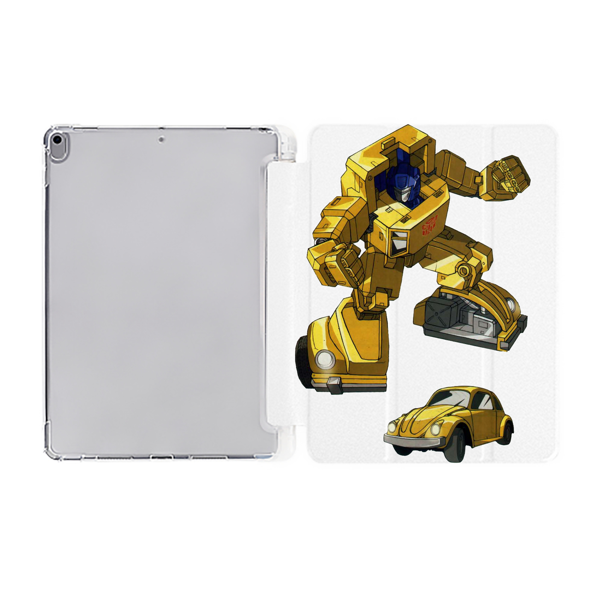 （画像用）  IPad ケース ペン収納付き 三つ折りスタンド PUレザー×シリコン 対応機種9.5/10.5/10.9インチ